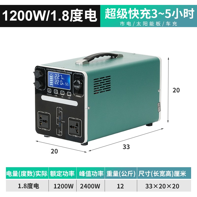 1200W儲(chǔ)能電源